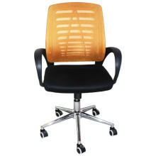 orange mesh staff chair